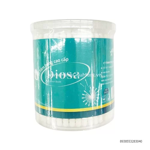 Tăm bông DIOSA thân trÚc hộp 200Q  