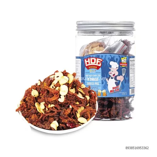 Khô heo sấy tỏi Kobee 200g  Khô heo sấy tỏi Kobee 200g
