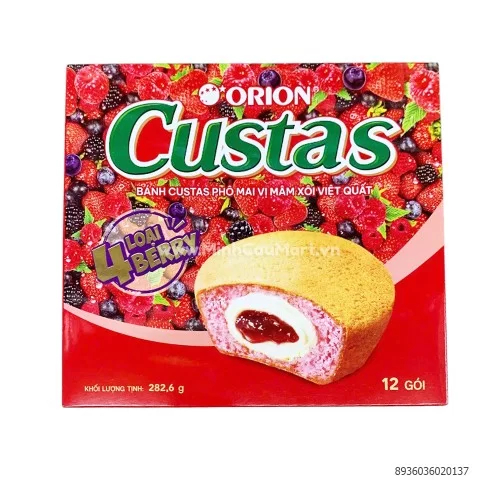 Bánh Custas Orion 276 282Gr 12P         