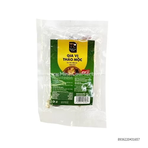 Gia vị thảo mộc gà tần Thành Lộc gói 25g Gia vị thảo mộc gà tần Thành Lộc gói 25g