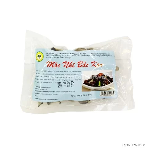Mộc nhĩ Bắc Kạn 50g                                                                                                                                                                                                                                       