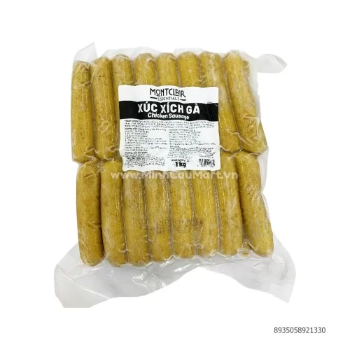 Xúc xích gà, heo Ân túi 1kg  Xúc xích gà, heo Ân túi 1kg