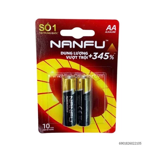 Pin tiểu kiềm NANFU AA LR6 MP 2B      