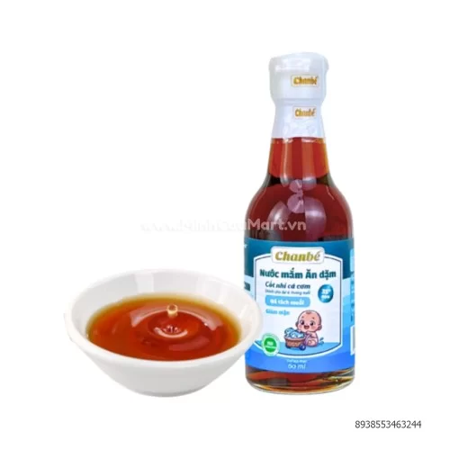 Nước mắm ăn dặm cốt cá cơm chan bé 60ml                                                                                                                                                                                                                   