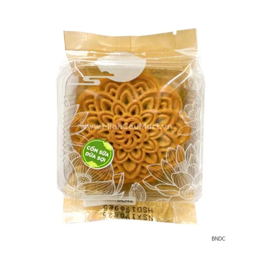 Bánh Trung Thu Nướng Minh Cầu Sen Cốm Sữa Dừa 150G Bánh Trung Thu Nướng Minh Cầu Sen Cốm Sữa Dừa 150G