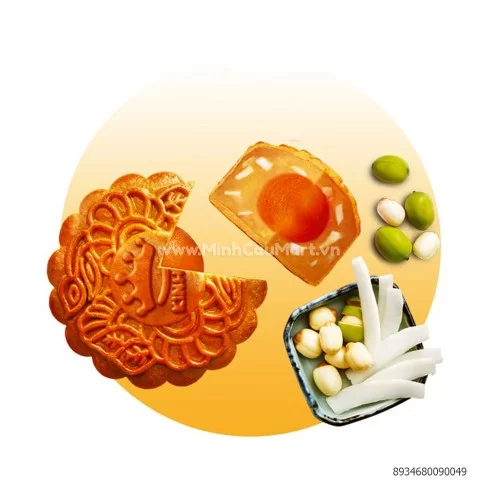 Bánh trung thu Kinh đô Hạt sen 2 trứng 230Gr-5 Bánh trung thu Kinh đô Hạt sen 2 trứng 230Gr-5