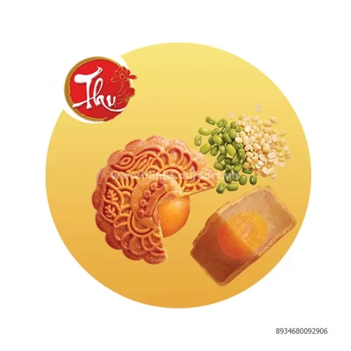 Bánh Trung Thu Nướng Kinh Đô Đậu Xanh 0 Trứng 60 - 150G Bánh Trung Thu Nướng Kinh Đô Đậu Xanh 0 Trứng 60 - 150G