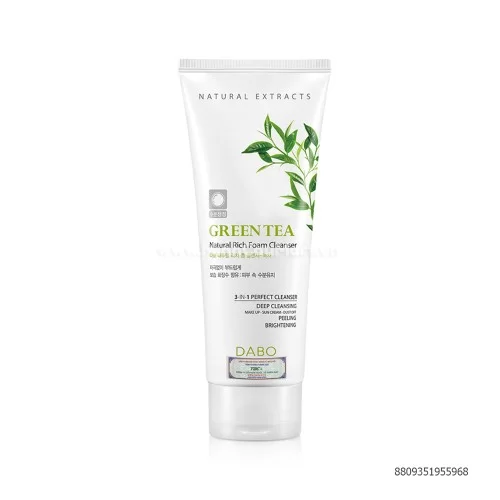 Sữa Rửa Mặt 3in1 Dabo Green tea 180g 