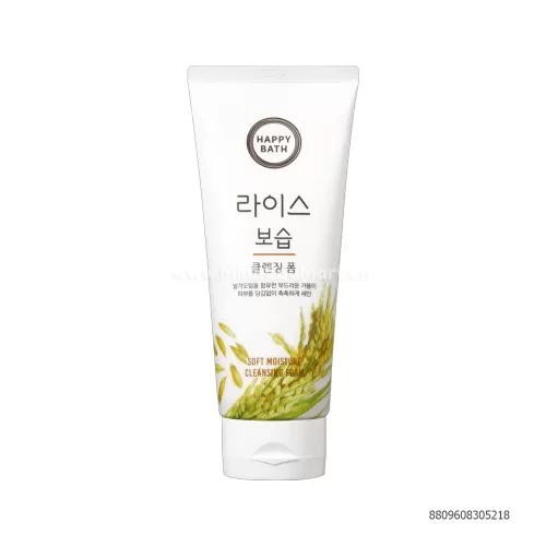 Sữa rửa mặt Happybath rice moisture cleansing foam 200g