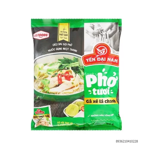 Phở tươi Đại Nam gà xé lá chanh 90g  Phở tươi Đại Nam gà xé lá chanh 90g
