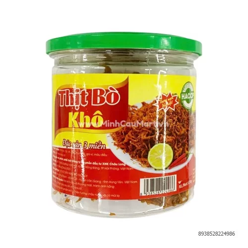 Bò khô sợi Hapufood 120g  Bò khô sợi Hapufood 120g