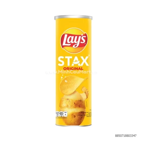 Bim Khoai tây Lays ống  vị nguyên bản 100Gr 30X Bim Khoai tây Lays ống  vị nguyên bản 100Gr 30X