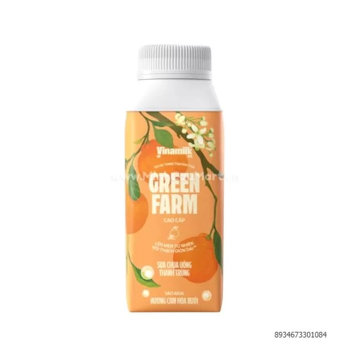 SCU Vinamilk Green Farm thạch hương cam hoa bưởi 200ml
