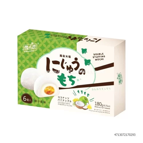 Bánh mochi dứa các vị Yuki & Love 180g   Bánh mochi dứa các vị Yuki & Love 180g