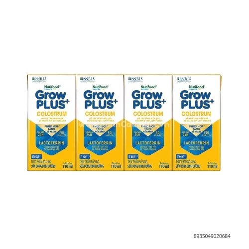 SBPS Sữa non Growplus mầu vàng 110ml