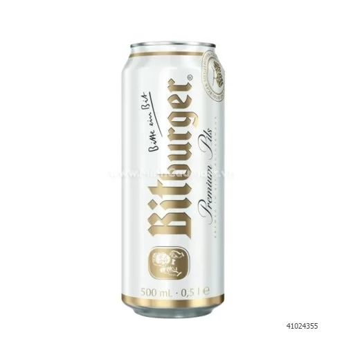 Bia Bitburger Pils 4.8% - Lon 500ml                                                                                                                                                                                                                      
