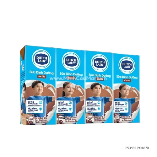 Sữa Tươi Uống Cô Gái Hà Lan Hương Socola 180ml