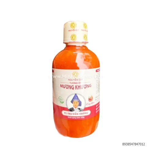 Tương ớt Mường Khương 250ml cay đậm    Tương ớt Mường Khương 250ml cay đậm