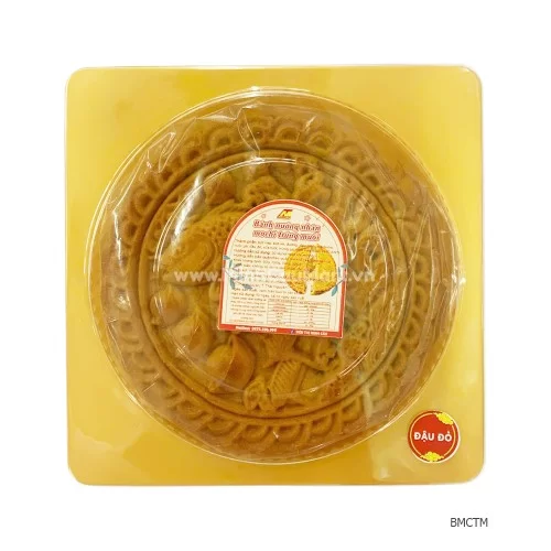 Bánh trung thu Mochi trứng muối nhân đậu đỏ 300gr Bánh trung thu Mochi trứng muối nhân đậu đỏ 300gr