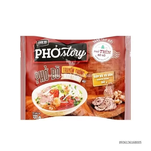 Phở bò Chinsu Story có thịt 131g