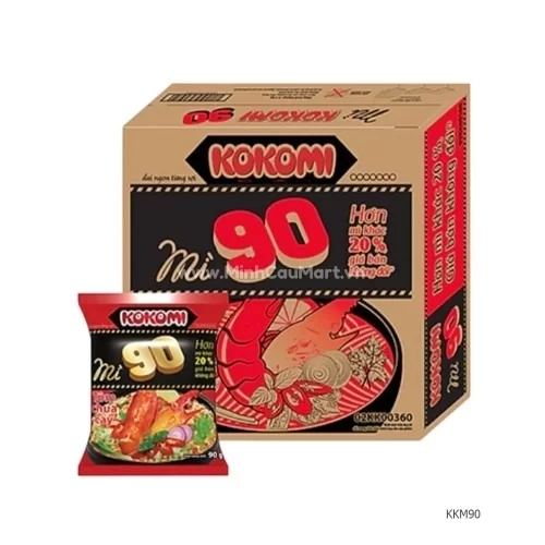 Thùng mì kokomi 90 new 30goi/thung Thùng mì kokomi 90 new 30goi/thung