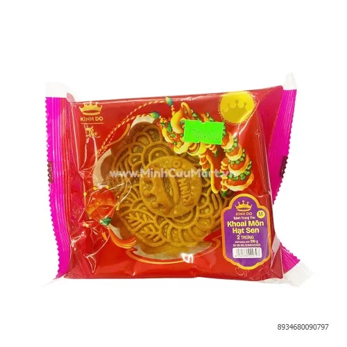 Bánh Nướng Kinh Đô Khoai Môn Hạt Sen 2 trứng 250g