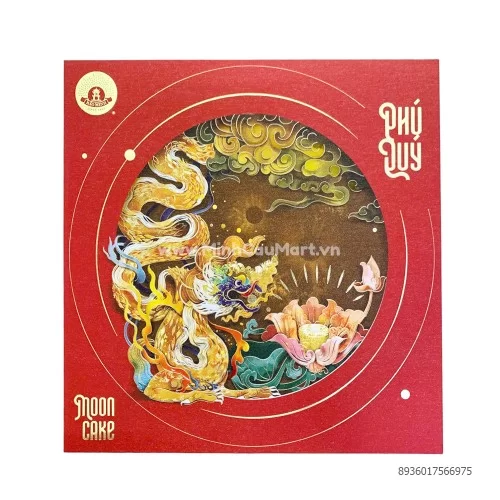 Bánh trung thu Sen Phú Quý BM 600g    Bánh trung thu Sen Phú Quý BM 600g