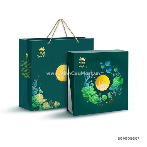 Hộp Bánh Trung Thu Cao Cấp Hồng Ngọc An Lành Kinh Đô