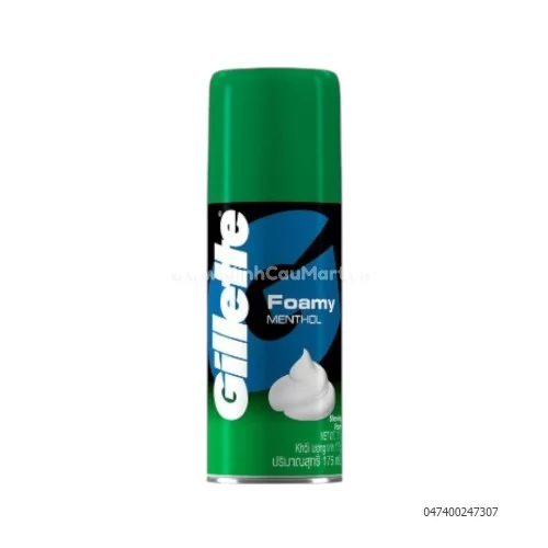 Bọt cạo râu Gillette 175g xanh 