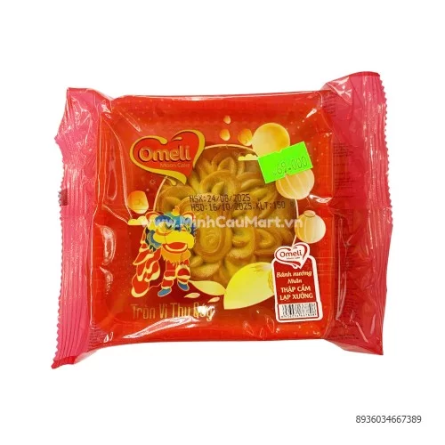 Bánh nướng nhân đậu xanh Omeli 150g Bánh nướng nhân đậu xanh Omeli 150g