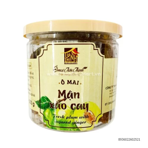 Ô Mai Mận Xào Cay Đặc Sản Tiến Thịnh 200gr Ô Mai Mận Xào Cay Đặc Sản Tiến Thịnh 200gr