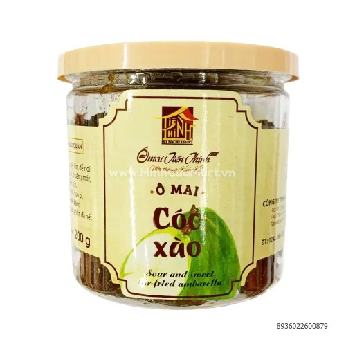 Ô mai xóc xào Tiến Thịnh 200gr Ô mai xóc xào Tiến Thịnh 200gr
