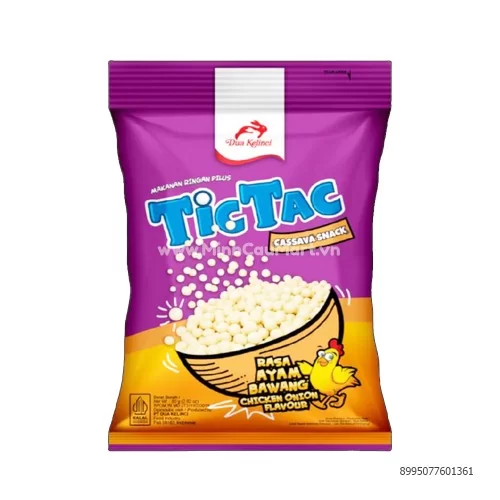 Snack khoai mì các vị Tic Tac 14g    Snack khoai mì các vị Tic Tac 14g