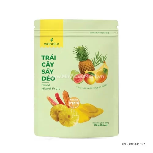 Trái cây sấy dẻo Wenatur 100gr Trái cây sấy dẻo Wenatur 100gr