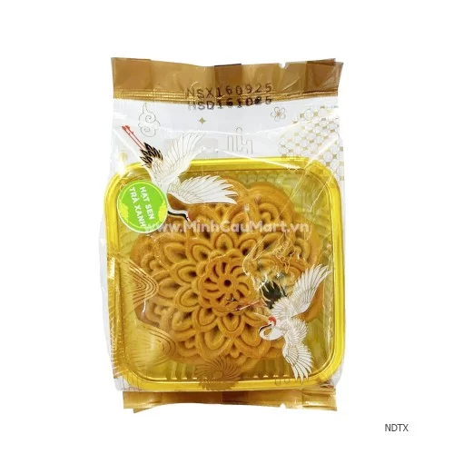 Bánh Trung Thu Minh Cầu Nướng Nhân Trà Xanh 150g  Bánh Trung Thu Minh Cầu Nướng Nhân Trà Xanh 150g