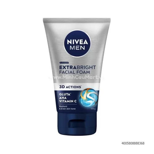 Sữa Rửa Mặt Nivea Men Sáng Da 100g Sữa Rửa Mặt Nivea Men Sáng Da 100g