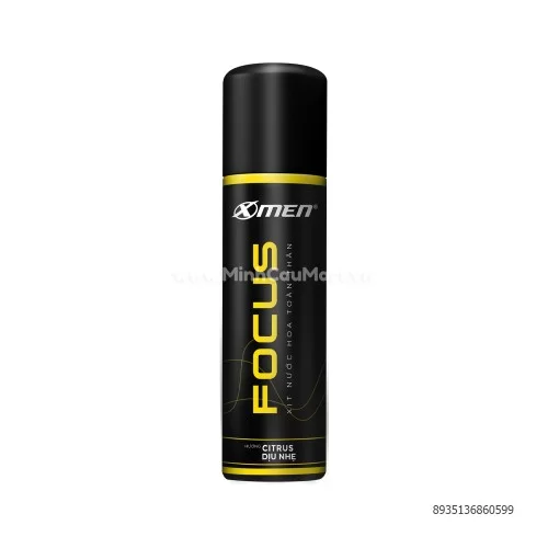 Xịt Nước Hoa Xmen Toàn Thân Focus Vàng 100ml Xịt Nước Hoa Xmen Toàn Thân Focus Vàng 100ml