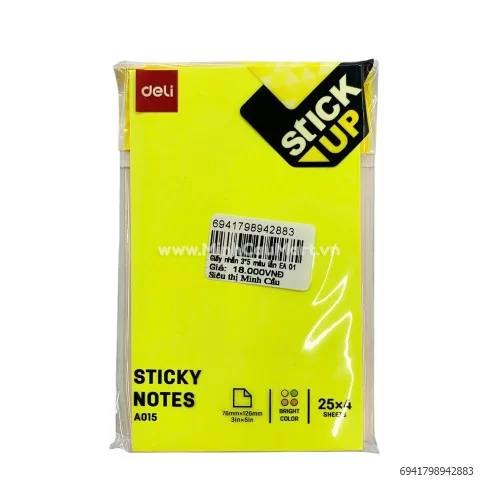 Giấy nhắn 3*5 màu lẫn EA 01502    