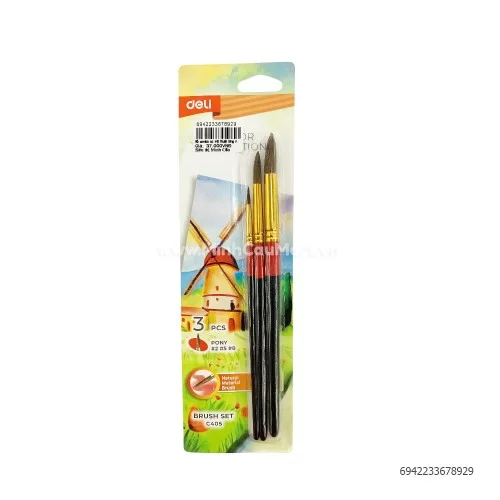Bộ combo cọ mỹ thuật lông ngựa C405 