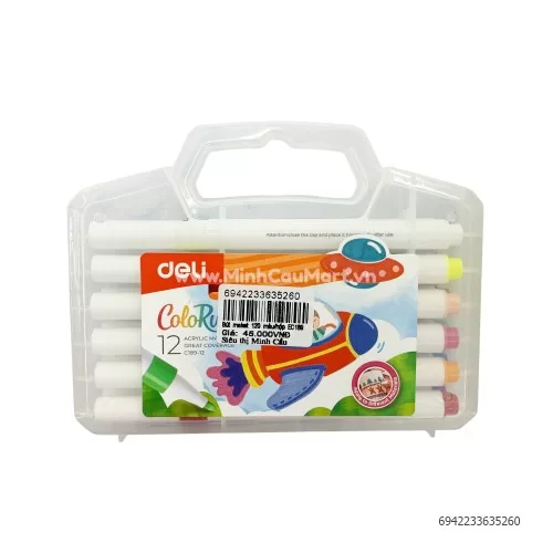 Bút maket 12 màu/hộp EC189-12 
