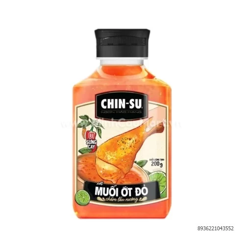 Xốt muối ớt đỏ Chinsu 200g Xốt muối ớt đỏ Chinsu 200g