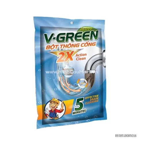 Bột Thông Cống Vgreen Bột Thông Cống Vgreen