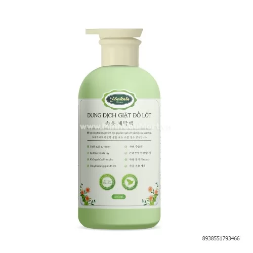 Dung dịch giặt đồ lót 500ml hiệu Ynikala Dung dịch giặt đồ lót 500ml hiệu Ynikala