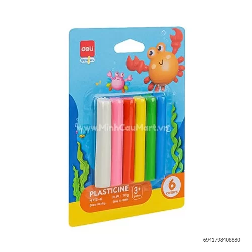 Đất nặn Deli 06 màu EH71                                                                                                                                                                                                                   