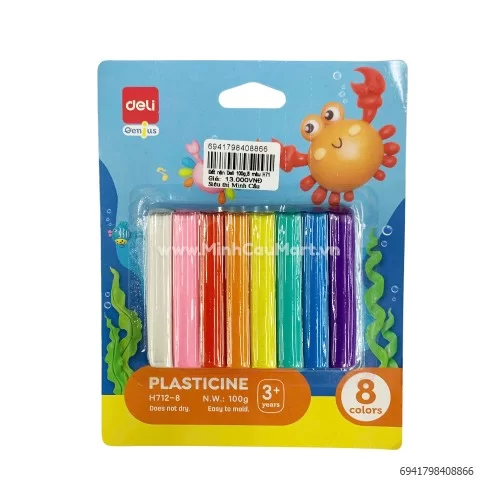 Đất nặn Deli 8 màu H71