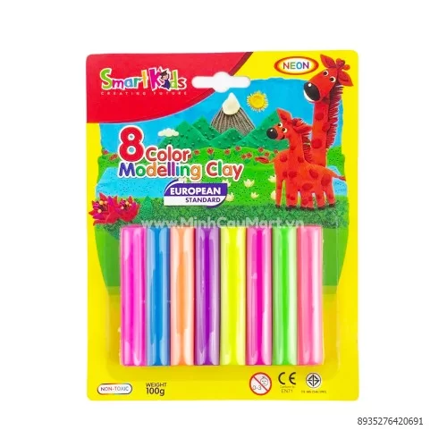 Sáp nặn 8 màu SmartKis 8K-BL8