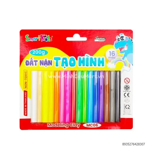 Đất nặn vỉ nhựa 200g MC06