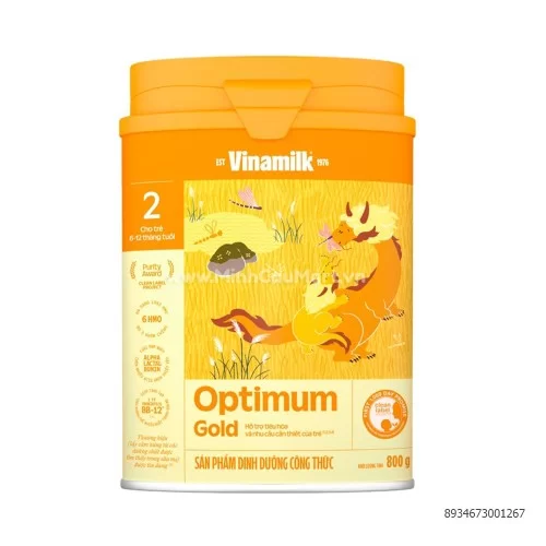 Sữa bột Optimum Gold số 2 cho bé từ 6-12 tháng tuổi 800gr Sữa bột Optimum Gold số 2 cho bé từ 6-12 tháng tuổi 800gr