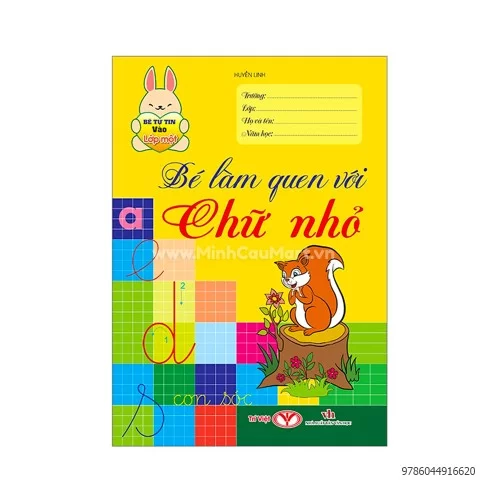 Vở tập tô chữ, chữ số, nét cơ bản, chữ nhỏ, chữ hoa cho bé