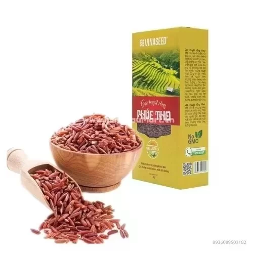 Gạo Huyết Rồng Phúc Thọ 1Kg Hộp Vàng Gạo Huyết Rồng Phúc Thọ 1Kg Hộp Vàng